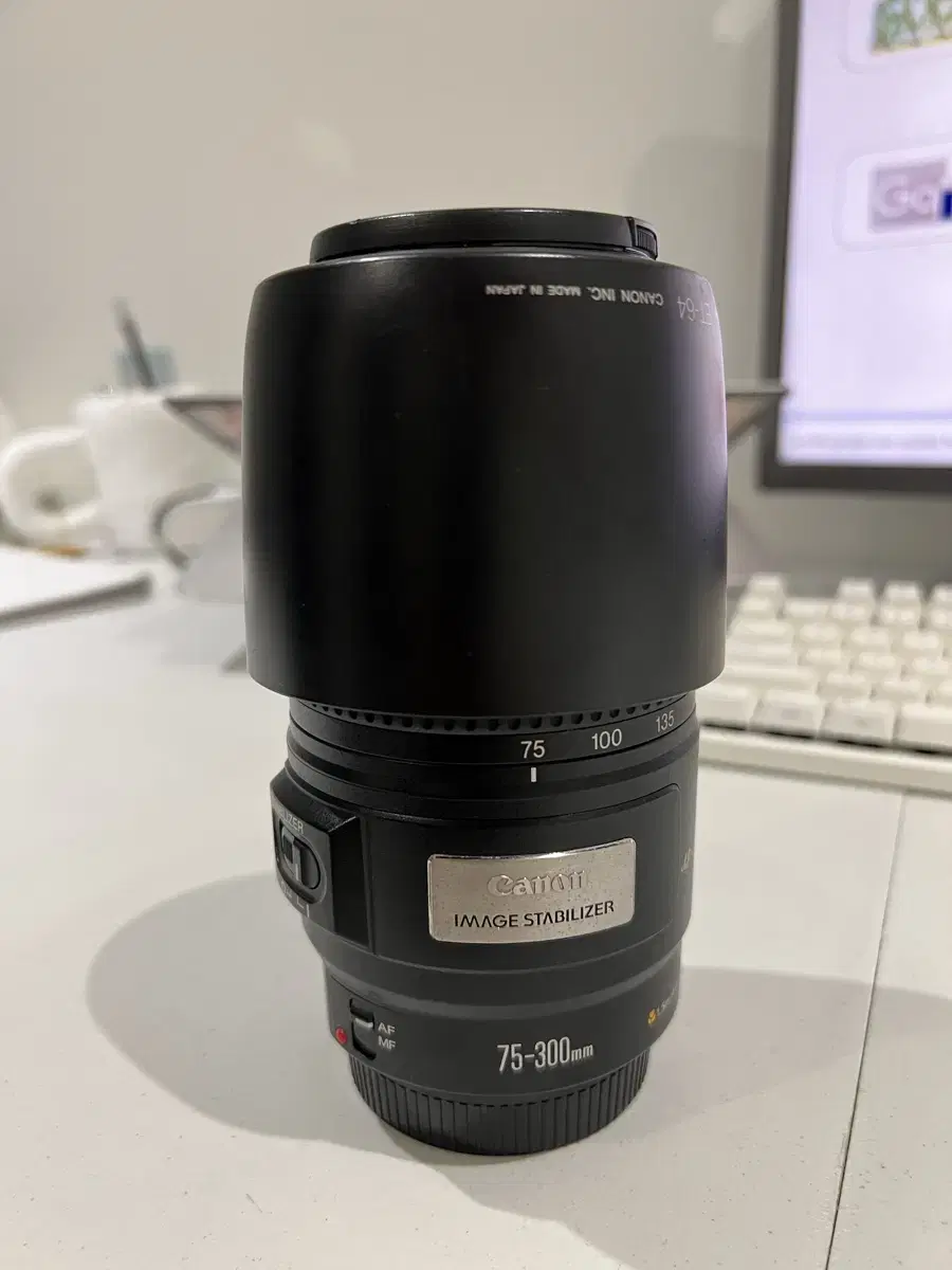 캐논 EF F4-5.6 75-300mm IS 망원 렌즈